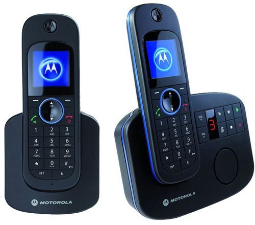 Teléfono inalámbrico digital Motorola Serie D11 (D1112 DUO) - Contestador - ECO-DECT - Acceso a mensajería sms remota