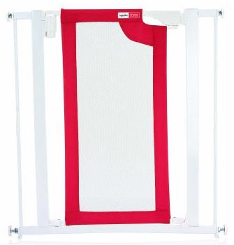 Barrera de puerta y escalera de INGLESINA, modelo GATE color RED, metálica, apertura en 2 direcciones