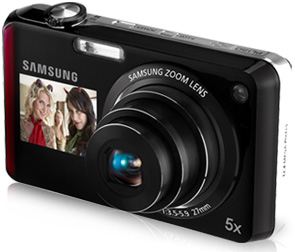 CAMARA DIGITAL SAMSUNG PL150 NEGRO 12MP, 5X ZO, LCD 3” DUAL PANTALLA HDMI NEGRO