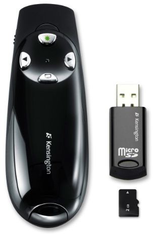 Presentador remoto Pro. Kensington Presenter Pro Remote with Green Laser and Memory