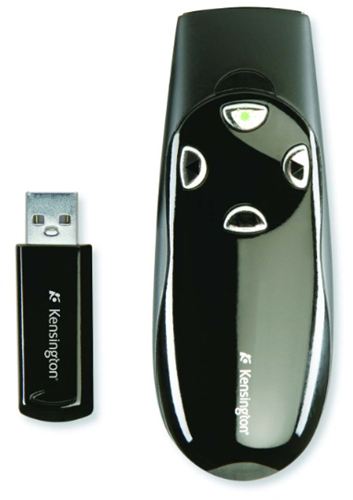 Presentador inalámbrico/puntero láser. Kensington Wireless Presenter Pro with Green Laser Pointer