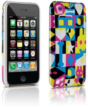 Philips SlimShell Grafik para iPhone 3G y 3GS DLM68025D/10 Con protector de pantalla y acceso a todos los controles Diseño moderno y divertido Policarbonato