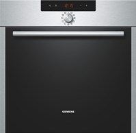 Siemena HB74AR520E Horno Multifunción, Apertura abatible, Pirolítico. Raíles 2 niveles, Reloj, Inox,
