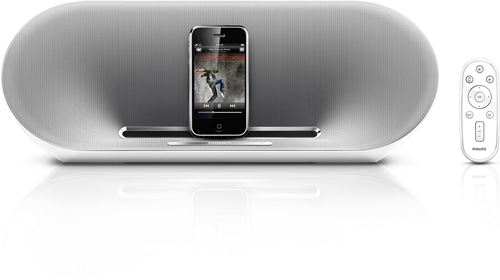 Philips Fidelio Altavoz base para iPod o iPhone DS8500/12 Tecnología PureDigital Sensor de proximidad y al control remoto intuitivo Bloqueo de interferencias de teléfono 2 x 15 W RMS