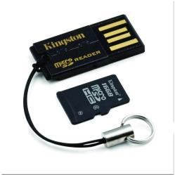 Tarjeta de Memoria Flash Kingston microSDHC SDC4/16GB - 16 GB - Adaptador microSDHC a SD Incluido