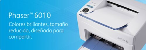 Impresora láser color Xerox Phaser® 6010V_N - A4 - 12/16 ppm - USB - Red