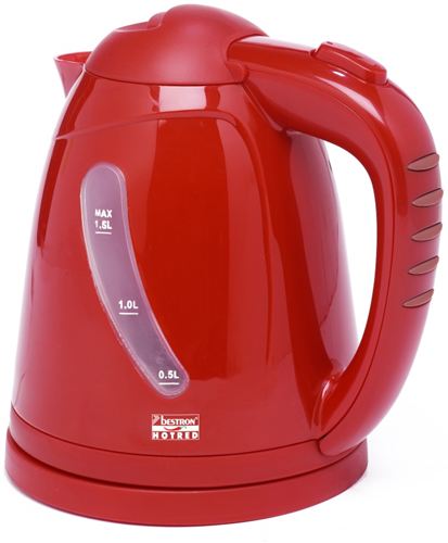 BESTRON Jarra Hervidora 2200 Watios/ 1,7 Lts Serie “HOT RED” DBH8858