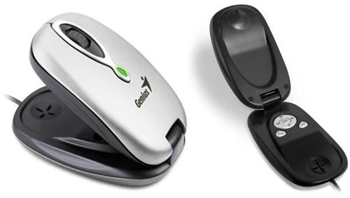 Genius Navigator 380 VOIP. Ratón 1200dpi con un teléfono VoIP y un dispositivo de mensajería instantánea.