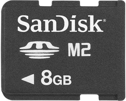 Tarjeta de memoria para teléfonos móviles Memory Stick Micro™ (M2™) SanDisk de 8 GB