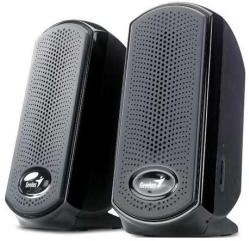 ALTAVOCES ESTEREO SP-U110 Altavoces estéreo, cuya energía es suministrada a través de un puerto USB de un PC o portátil. Se pueden utilizar en casi cualquier lugar.