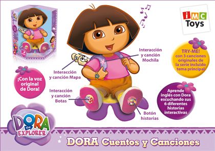 Dora Canta y Baila de IMC Toys, cuenta cuentos y canciones de Dora La Exploradora