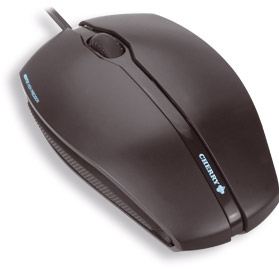 Cherry JM-0300-2 - Cherry GENTIX Corded Optical Mouse - Ratón - óptico - 3 botones - cableado - USB - negro