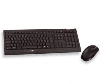Cherry M85-26000ES-2 - Cherry B.UNLIMITED Rechargeable Wireless Desktop M85-26000 - Teclado - inalámbrico - 2.4 GHz - 105 teclas - ergonómico - ratón - receptor inalámbrico USB - negro - España
