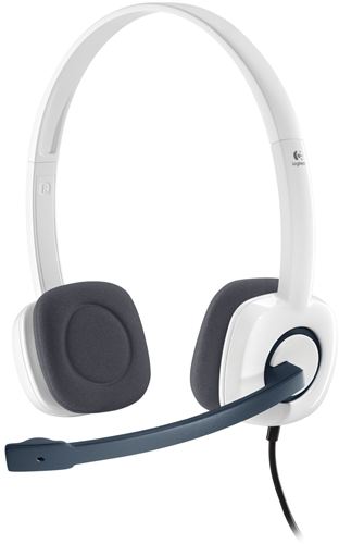 Cascos stereo compatible con Skype .Logitech Stereo Headset H150. Hable con claridad gracias a este sencillo casco telefónico analógico.
