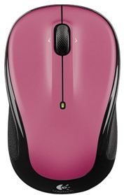 Ratón inalámbrico, diseño, Logitech Wireless Mouse M325 con micro precisión en su desplazamiento. Guijarros púrpura.