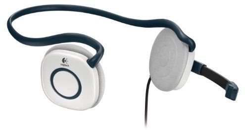 Casco telefónico Logitech Stereo Headset H130 elegante y ligero, genial para llamadas y videoconferencias.