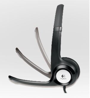 Auriculares telefónicos Logitech USB Headset H390 versátil que le permite escuchar sonido digital con total comodidad.