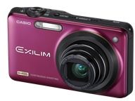 Cámara digital Casio Casio Casio High Speed EXILIM EX-ZR10 - Cámara digital - compacta - 12.1 Mpix - zoom óptico: 7 x - memoria soportada: SD, SDXC, SDHC -ráfagas de imágenes en serie, rojo