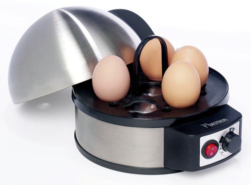 BESTRON Cuece huevos 7 unidades acero inox. 400 watios DJA305