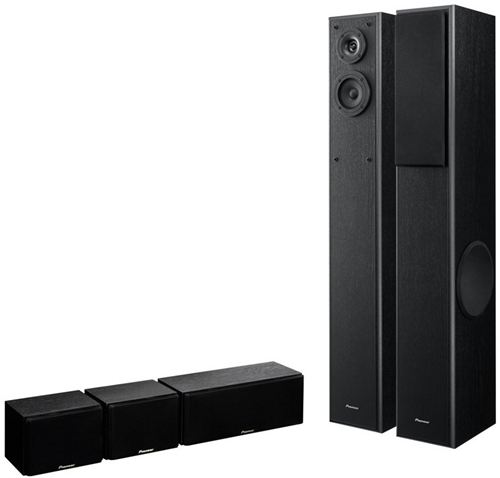 Conjunto de altavoces Pioneer S-ES2TB compuesto por 2 frontales de suelo, 2 satélites póster y 1 central - 3019704