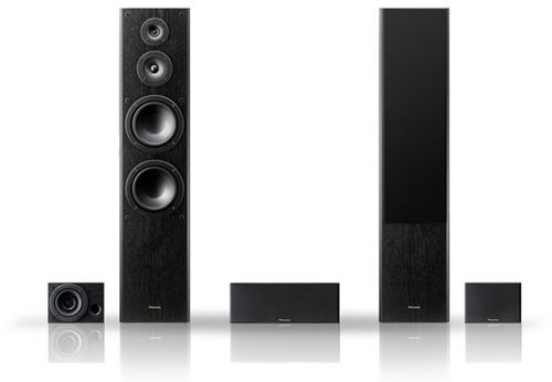 Conjunto de altavoces Pioneer S-ES3TB compuesto por 2 frontales de suelo, 2 satélites póster y 1 central - 1019000
