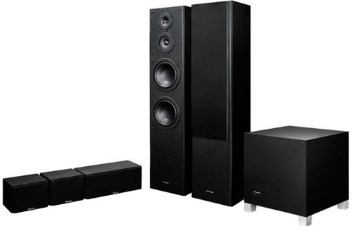 Conjunto de altavoces Pioneer S-ES3TB compuesto por 2 frontales de suelo, 2 satélites póster y 1 central - 1019000