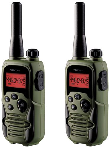 Walkie-talkie Topcom - Twintalker 9500 Airsoft Edition Alcance hasta 10 Km - 8 Canales, 121 Subcanales