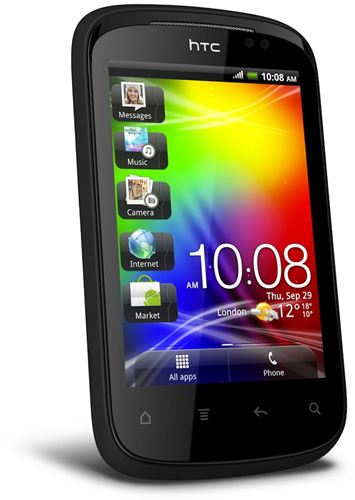 Teléfono Móvil Libre HTC Explorer es un smartphone fácil de usar, envía correos electrónicos, navega por internet en una pantalla táctil de 3.2" y cámara en color de 3 megapíxeles ¡ Con HTC Sense !