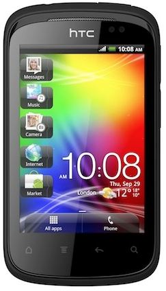 Teléfono Móvil Libre HTC Explorer es un smartphone fácil de usar, envía correos electrónicos, navega por internet en una pantalla táctil de 3.2" y cámara en color de 3 megapíxeles ¡ Con HTC Sense !