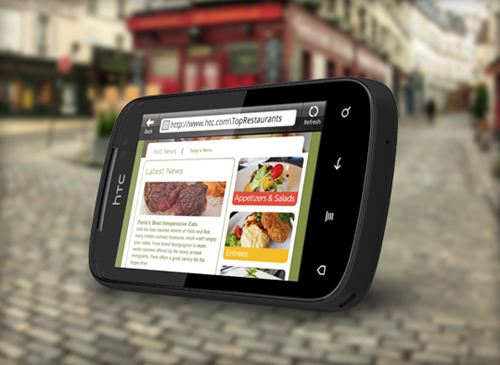 Teléfono Móvil Libre HTC Explorer es un smartphone fácil de usar, envía correos electrónicos, navega por internet en una pantalla táctil de 3.2" y cámara en color de 3 megapíxeles ¡ Con HTC Sense !