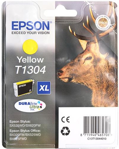 Cartucho XL de tinta amarilla Epson T1304 - C13T13044010