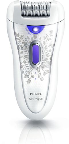 SatinPerfect Depiladora Philips HP6574/10. Edición de precisión. Pinzas cerámicas que eliminan suavemente hasta el vello más fino.
