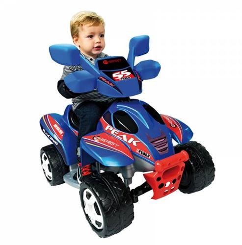 Feber Quad Peak 6V, funciona con motor y batería, para niños mayores de 2 años