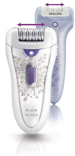 SatinPerfect Depiladora Philips HP6576. Sin cable para todo el cuerpo y la cara.