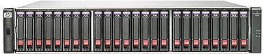 HP AW594A - HP StorageWorks Modular Smart Array P2000 G3 SAS Dual Controller SFF Array - 24 compartimentos (SATA-300 / SAS-2) - montaje en bastidor - 2U