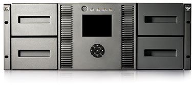 HP BL543A - HP StorageWorks MSL4048 Ultrium 3000 - Biblioteca de cintas - 72 TB / 144 TB - 48 slots - LTO Ultrium (1.5 TB / 3 TB) x 2 - 8Gb Fibre Channel - rack 4U - lector barcode, cifrado