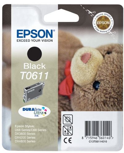 Cartucho de tinta Negra original Epson T0611 - C13T06114010