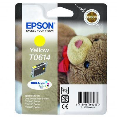 Cartucho de tinta original Amarilla Epson T0614 - C13T06144010
