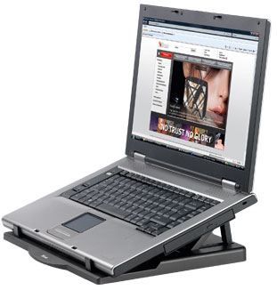 Notebook Cooling Stand (NB-8050p). Trust 15611. Soporte para el ordenador portátil con ventilador silencioso incorporado.