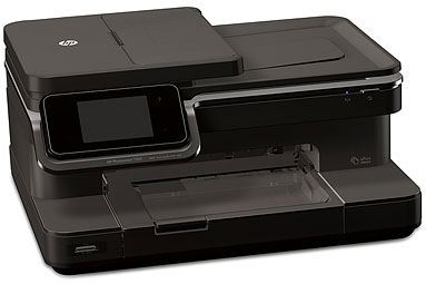 HP CQ877B · Impresora multifunción HP Photosmart 7510 e-All-in-One · Multifunción (print / copy / scan) · color · chorro de tinta · 125 hojas · USB, 802.11b/g/n