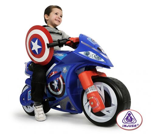 Injusa Moto Capitán América 6V