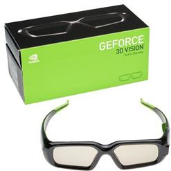Gafas Nvidia GeForce 3D Vision (sin kit) sin necesidad de ningún emisor de sincronización - Sin cables, Negro, 50 gramos ¡¡ PARA MONITORES 3D 120Hz !! INMEDIATO.