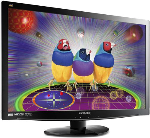 Monitor Consumer Gaming LCD 23" LED ViewSonic V3D231 3D 120Hz Panorámico 1920 x 1080, Multimedia, Full HD 1080p, 16:9, 2ms, 20.000.000:1, Gafas 3D, HDMI, VGA, DVI-D ¡¡ 3 AÑOS DE GARANTÍA !!