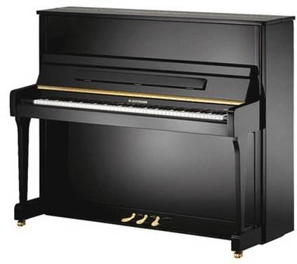 PIANO VERTICAL W.HOFFMANN V-120 Negro poliester
