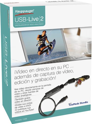 Capturadora Hauppauge WinTV-USB-live-2 - Digitalizar vídeos analógicos fácilmente en tu PC!