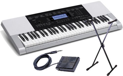 Casio CTK-4200, teclado + adaptador + soporte + pedal, interpretación magistral para un entusiasta profesional.