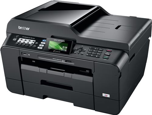Impresora A3 Brother MFC-J6710DW de tinta multifunción Wifi con fax, Duplex, ADF, Pantalla LCD 8.3" - Escáner plano color, Red integrada, Doble bandeja, 35ppm negro y 27ppm color ¡3 AÑOS DE GARANTÍA!