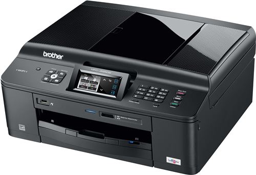 Impresora Brother MFC-J625DW de tinta multifunción Wifi con fax, Dúplex, ADF, Pantalla táctil LCD 4.9" y bandeja fotográfica - Escáner plano color, 35ppm negro y 27ppm color ¡3 AÑOS DE GARANTÍA!