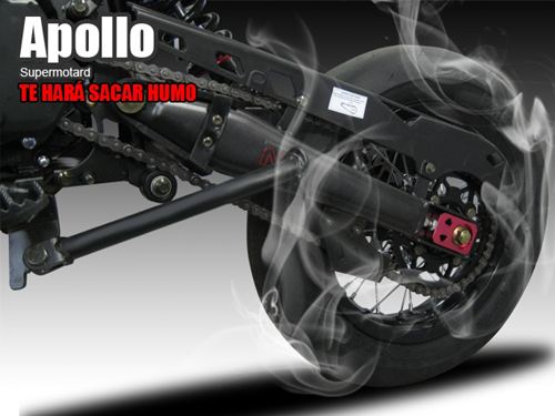 Motocross Apollo Orion AGB 37 Red Fire Supermotard 160 cc 4 tiempos gran tamaño. HOBBY