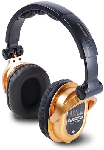 Auriculares para Dj Profesional de DJ-TECH EDJ 500 Dorados